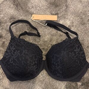 SKIMS Black Lace Bra